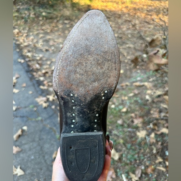 Vintage Texas Brand Made in the USA Cowboy Boots Size 8.5 - Picture 10 of 13